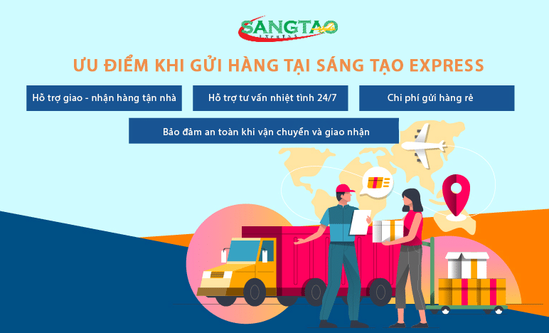 Những ưu đãi khi gửi hàng tại Sáng Tạo